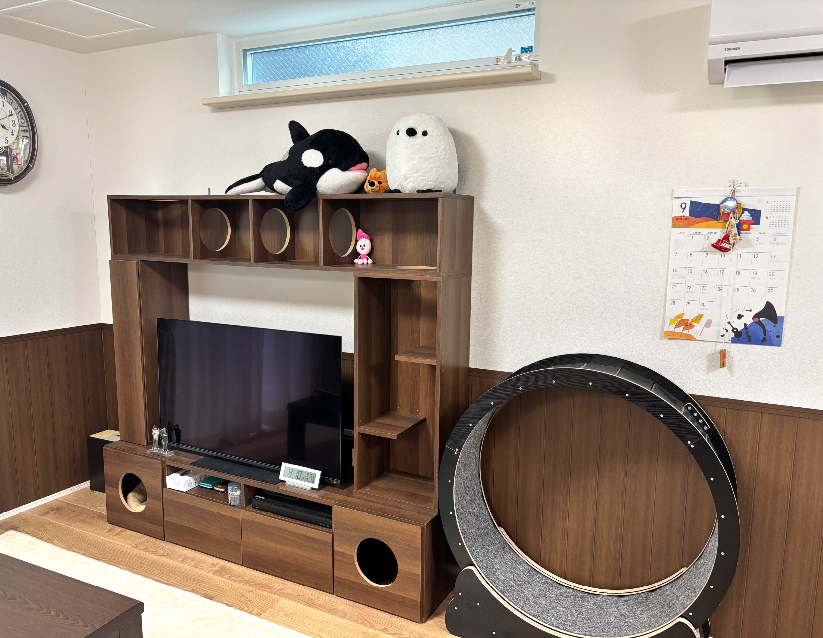 壁を守るための腰パネルの工夫